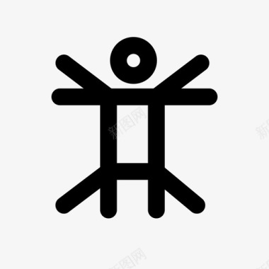 雕像博物馆标志图标图标