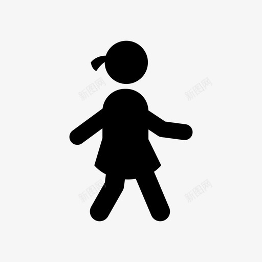 孩子走路孩子们图标svg_新图网 https://ixintu.com 孩子 孩子们 走路