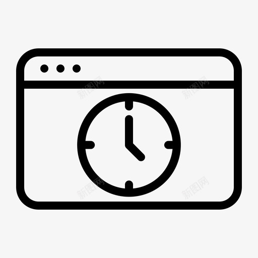 时钟搜索引擎优化时间图标svg_新图网 https://ixintu.com 优化 搜索引擎 时钟 时间 网络