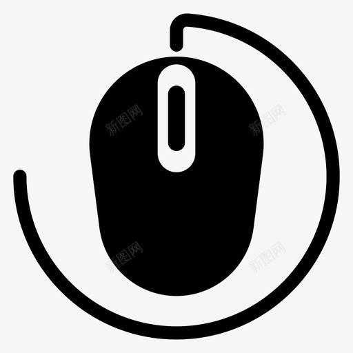 鼠标笔记本鼠标光电鼠标图标svg_新图网 https://ixintu.com 便携 光电 图标 有线 混合 笔记本 鼠标