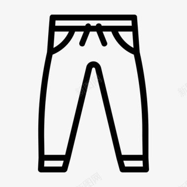 慢跑裤衣服裤子图标图标