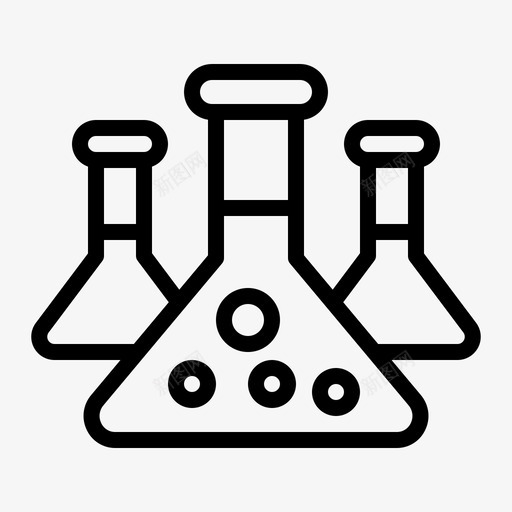 化学教育实验室图标svg_新图网 https://ixintu.com 化学 实验室 教育 试管