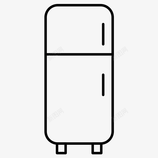 冰箱电子产品家用电器图标svg_新图网 https://ixintu.com 冰箱 家用电器 常规 电子产品 线路 酒店
