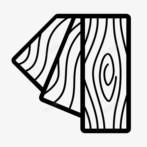 木板木工木材图标svg_新图网 https://ixintu.com 制成品 木工 木材 木板