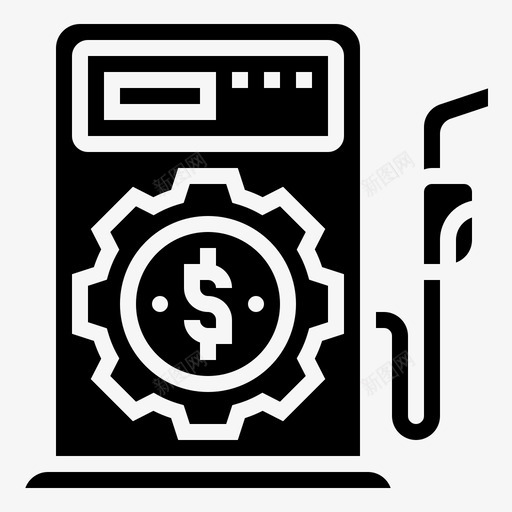 石油能源基金图标svg_新图网 https://ixintu.com 基金 天然气 投资glyph 气泵 石油 股票 能源