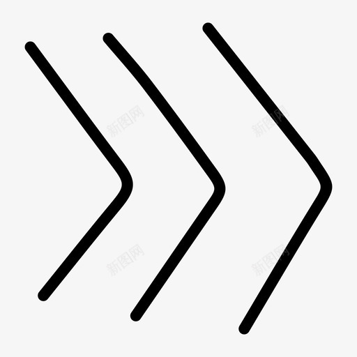 三箭头方向绘制图标svg_新图网 https://ixintu.com 三 三箭头 方向 点 细箭头 绘制
