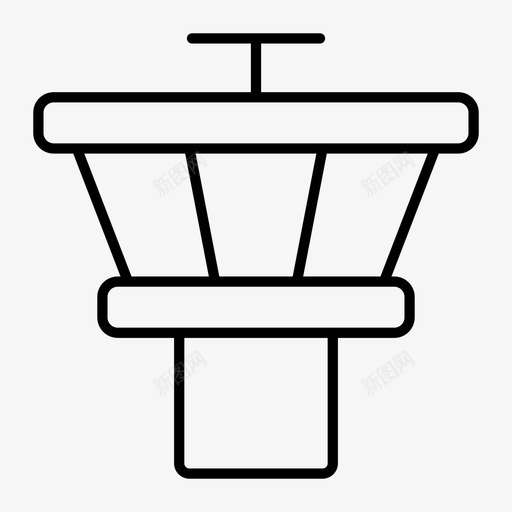 空中交通管制飞机机场图标svg_新图网 https://ixintu.com 控制室 机场 空中交通管制 米康斯概要10 飞机