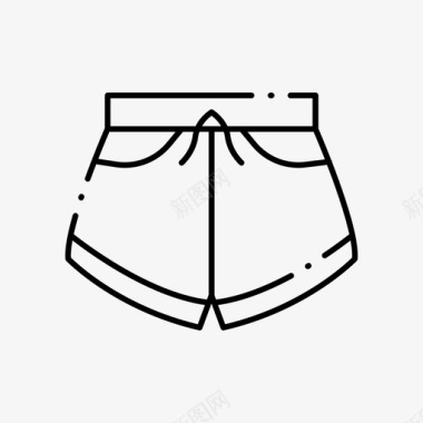 短裤服装服装服装店图标图标