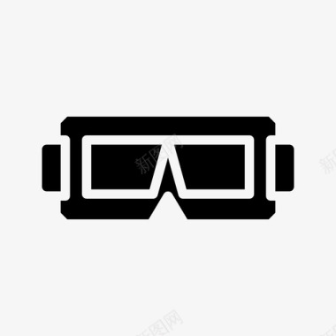 3d眼镜眼镜护目镜图标图标