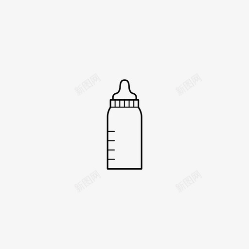 婴儿奶瓶奶瓶营养图标svg_新图网 https://ixintu.com 奶瓶 婴儿 紧急 营养 避难所 难民