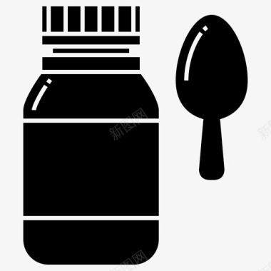 液体药瓶医院药品图标图标