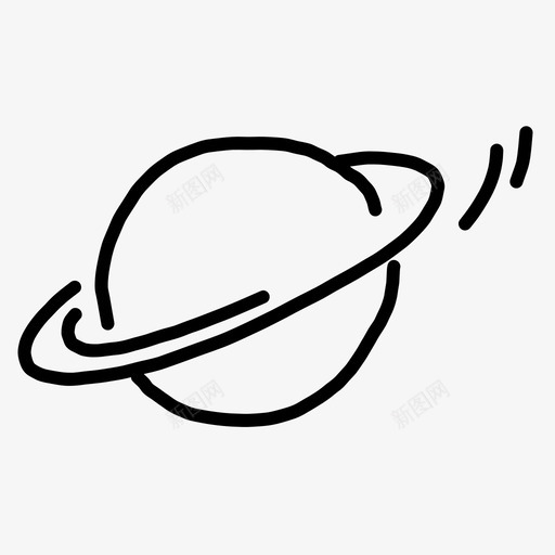 行星天体星系图标svg_新图网 https://ixintu.com 土星 天体 太空 星系 牛奶路 行星