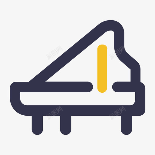 学习-钢琴svg_新图网 https://ixintu.com 学习-钢琴