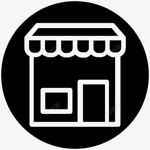 购物中心电子商务市场图标svg_新图网 https://ixintu.com ms 商店 在线购物 市场 电子商务 购物 购物中心