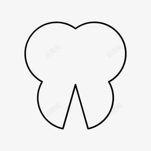 牙齿磨牙嘴图标svg_新图网 https://ixintu.com 图标 样式 牙齿 磨牙