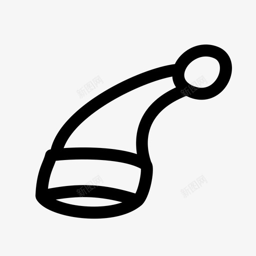 圣诞帽假日圣诞抽签图标svg_新图网 https://ixintu.com 假日 圣诞 抽签