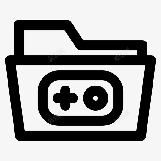 电影文件夹文件游戏图标svg_新图网 https://ixintu.com 多媒体 文件 文件夹 游戏 用户界面 电影
