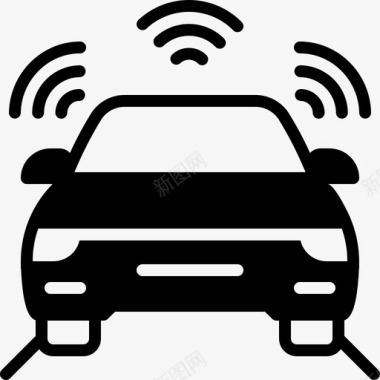 自动汽车自动汽车传感器图标图标