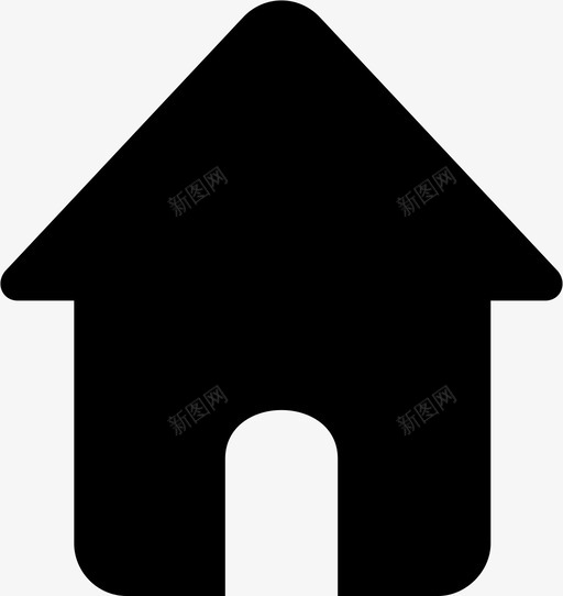 主页应用程序房产图标svg_新图网 https://ixintu.com 主页 应用程序 房产 房子