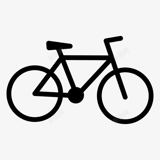 自行车骑图标svg_新图网 https://ixintu.com 自行车 骑
