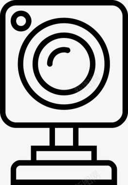 网络摄像头视频聊天视频通话图标图标