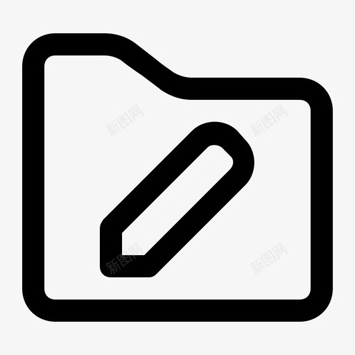 编辑文件夹文档文件图标svg_新图网 https://ixintu.com 存储 文件 文档 编辑文件夹
