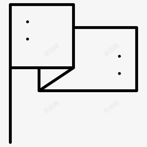 国家旗帜标记图标svg_新图网 https://ixintu.com 国家 旗帜 标记 细线