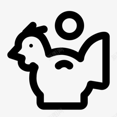 小鸡银行金融图标图标