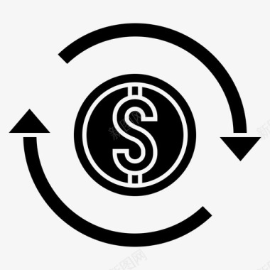 交换资产货币图标图标