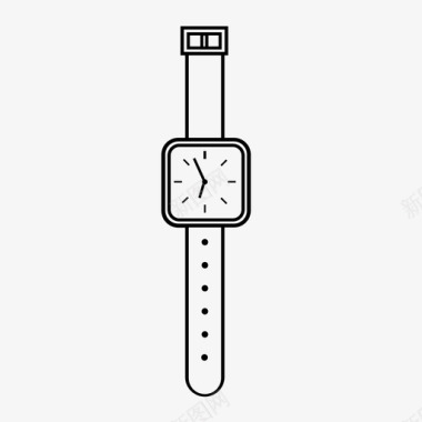 手表24小时时钟图标图标