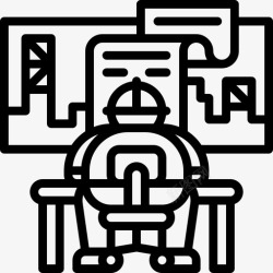 54房产开发项目建设报告建设开发图标高清图片