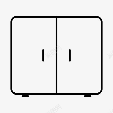 家具橱柜箱柜图标图标