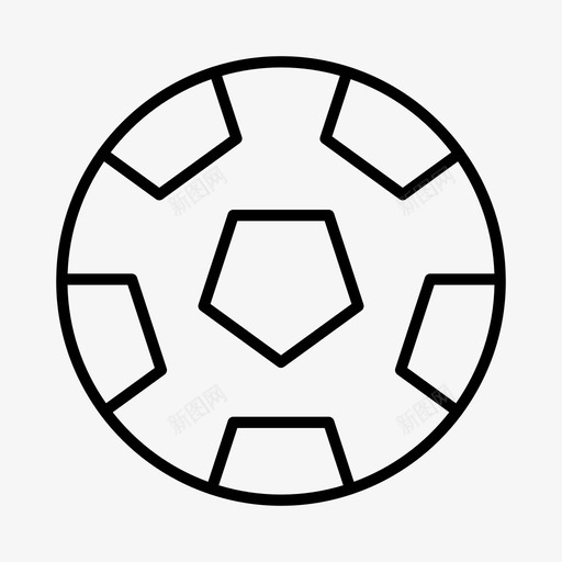 足球孩子运动图标svg_新图网 https://ixintu.com 孩子 玩具 足球 运动