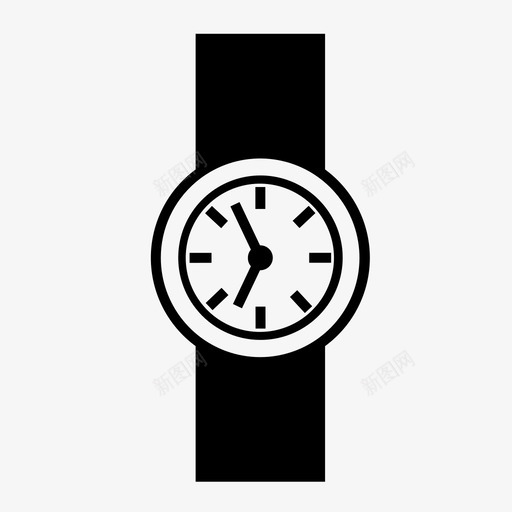 手表钟表珠宝图标svg_新图网 https://ixintu.com 手表 时间 珠宝 直管 钟表