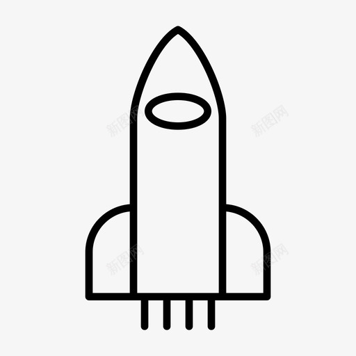 火箭导弹空中火箭图标svg_新图网 https://ixintu.com 学校 导弹 工具 火箭 空中