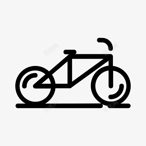 自行车户外骑行图标svg_新图网 https://ixintu.com 度假 户外 旅游 线路 自行车 骑行