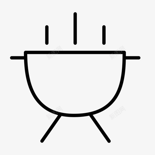 烹饪锅火锅家用图标svg_新图网 https://ixintu.com 厨房 家用 火锅 烹饪