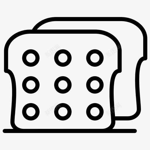 面包食品食品和饮料常规系列52图标svg_新图网 https://ixintu.com 常规 系列 面包 食品 饮料