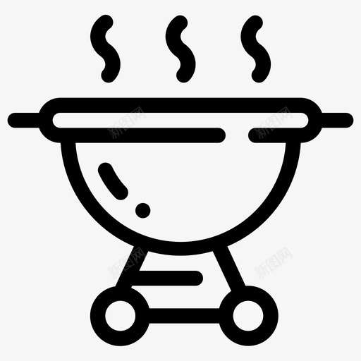 烧烤食物夏季图标svg_新图网 https://ixintu.com 夏季 烧烤 食物