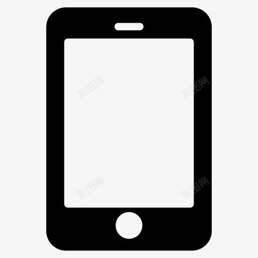 智能手机手机点击图标svg_新图网 https://ixintu.com 手机 智能 混音 点击 电影