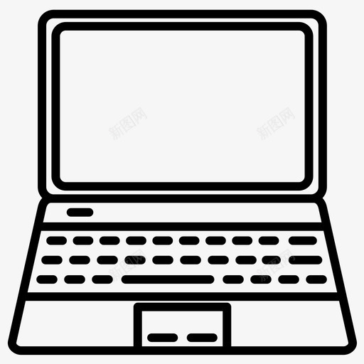 笔记本电脑电脑电脑技术加粗线条集50图标svg_新图网 https://ixintu.com 加粗 电脑 电脑技术 笔记本 粗线条