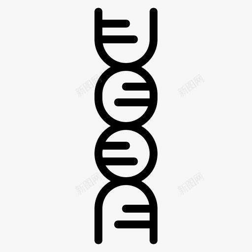 dna原子化学图标svg_新图网 https://ixintu.com dna 化学 原子