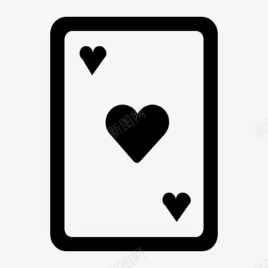 心牌扑克牌游戏娱乐图标图标