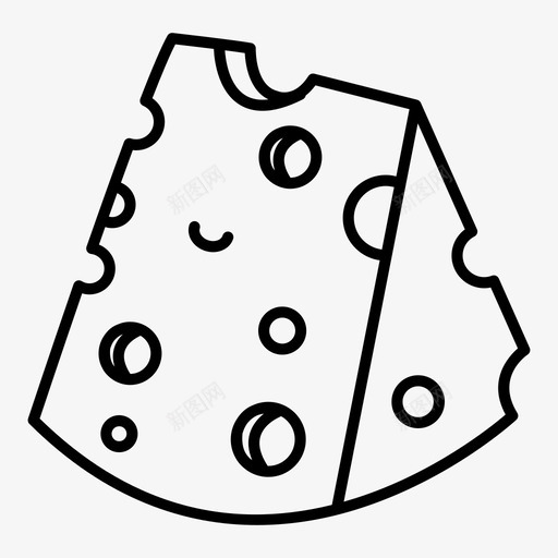 奶酪奶制品美味图标svg_新图网 https://ixintu.com 奶制品 奶酪 美味 食物 食用