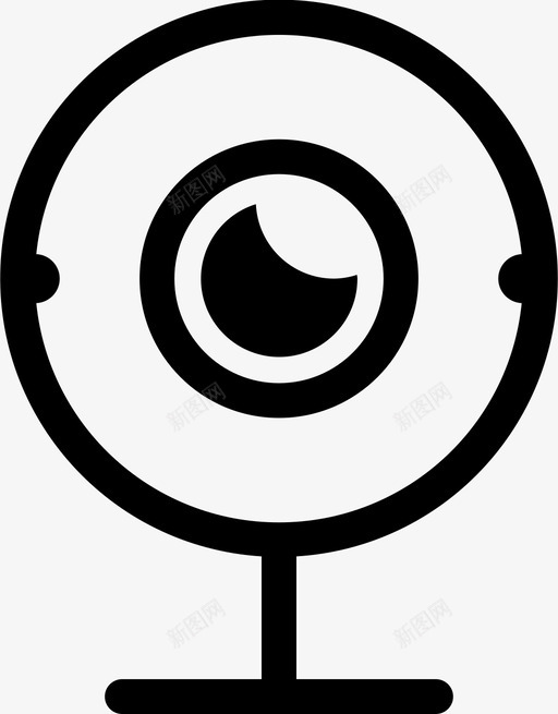 网络摄像头摄像头拍摄图标svg_新图网 https://ixintu.com 拍摄 摄像头 网络摄像头 视频