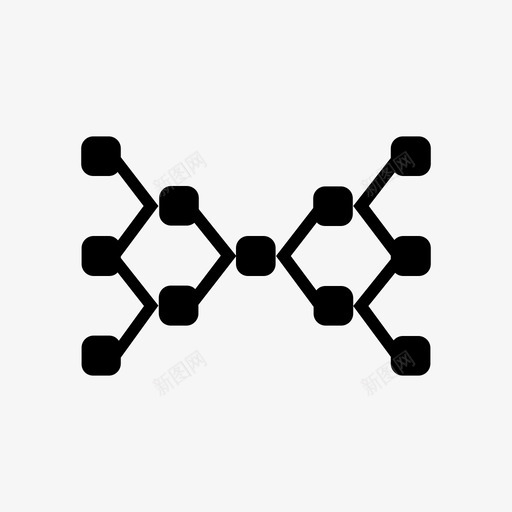 供应链层次结构链接图标svg_新图网 https://ixintu.com 供应链 层次 电子商务 管理 结构 网络 营销 链接