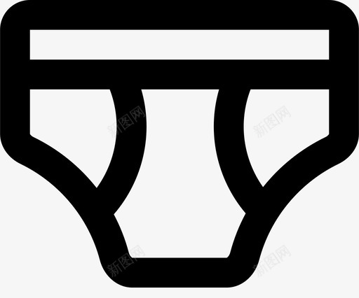 内衣短裤衣服图标svg_新图网 https://ixintu.com 世界各地 内衣 男人 短裤 衣服