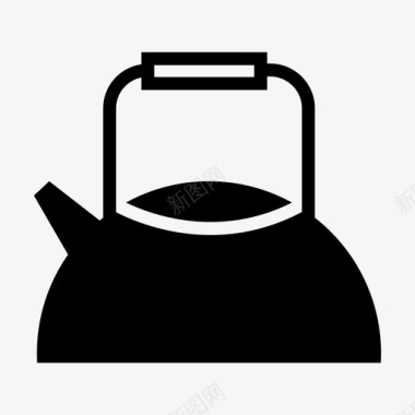 开水茶壶水壶图标图标