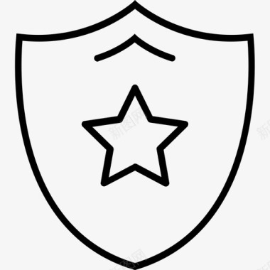 盾美国保护图标图标