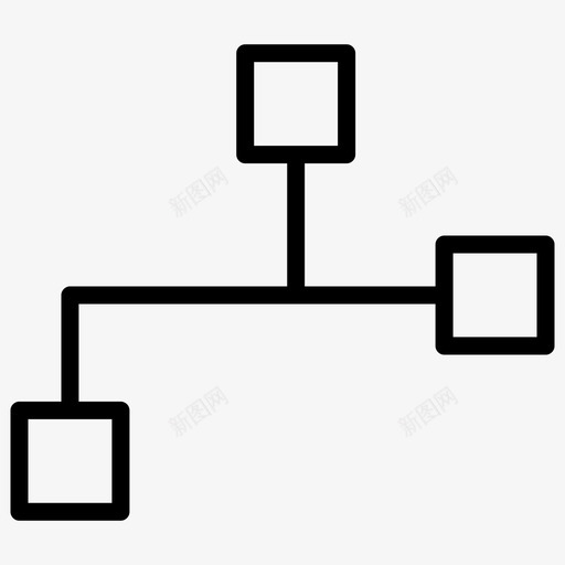 网络计算机internet图标svg_新图网 https://ixintu.com internet 共享 网络 计算机 通信加粗线集77